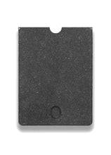 Poplar grey recycled leather 13 inch laptop sleeve