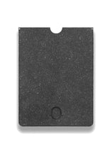 Poplar grey recycled leather 13 inch laptop sleeve