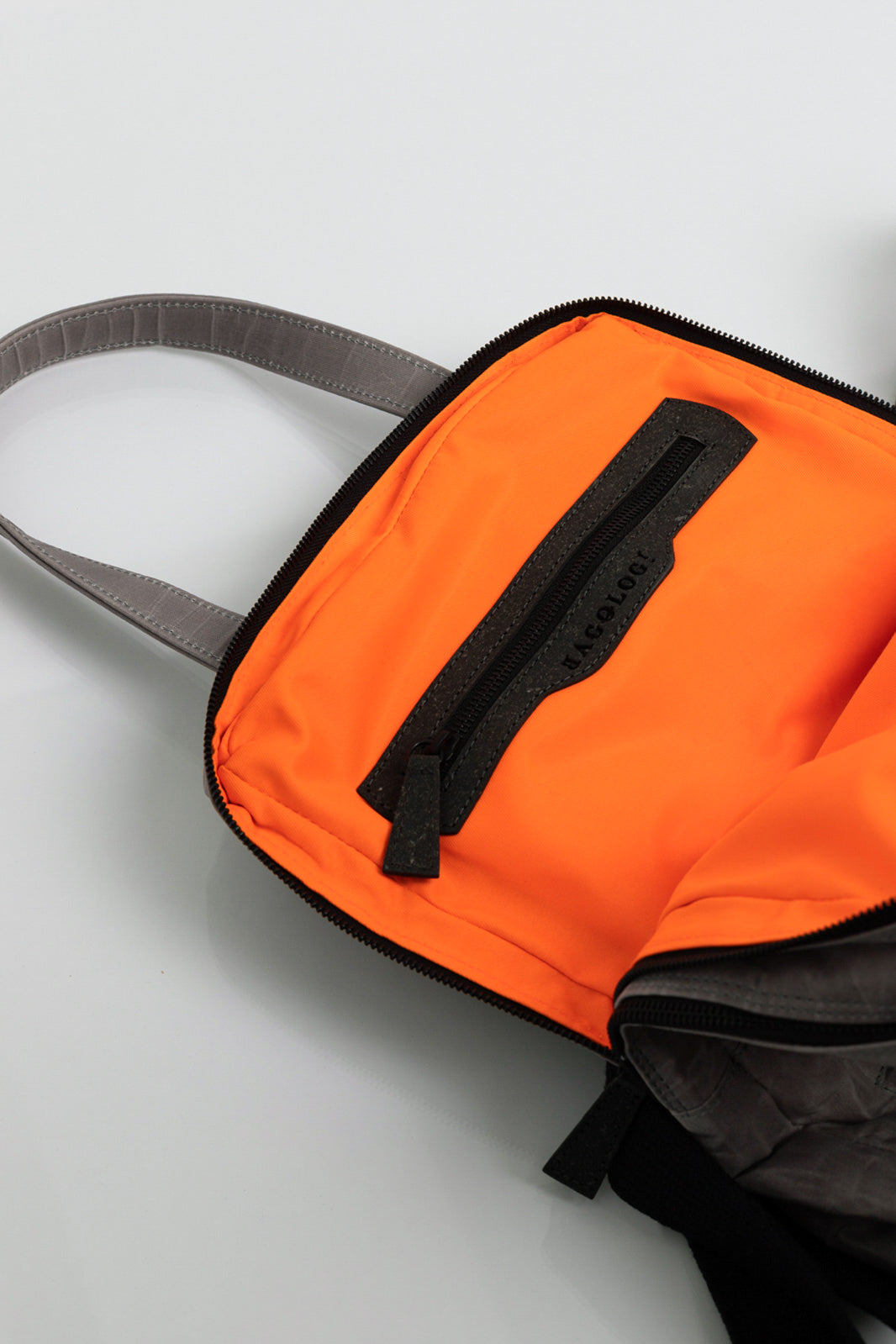 Holborn grey vintage beeswaxed cotton backpack