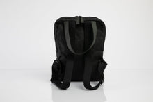 Holborn vintage black heavy waxed cotton backpack