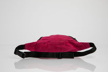 Deptford pink beeswaxed cotton bum bag with pink logo