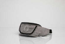 Deptford grey beeswaxed cotton bum bag with grey logo