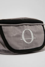 Deptford grey beeswaxed cotton bum bag with grey logo