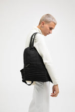 Holborn vintage black heavy waxed cotton backpack