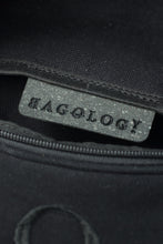 Deptford black cotton bum bag with black logo
