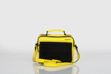 Bright yellow real leather stylish shoulder bag handbag - Bagology
