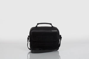 Black real leather stylish shoulder bag handbag - Bagology