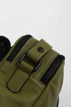Olive green real leather stylish shoulder bag handbag - Bagology