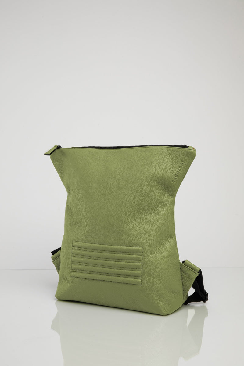 Leather urban unisex backpack - Brockley – BAGOLOGY