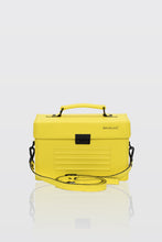 Old Street yellow leather unisex box bag